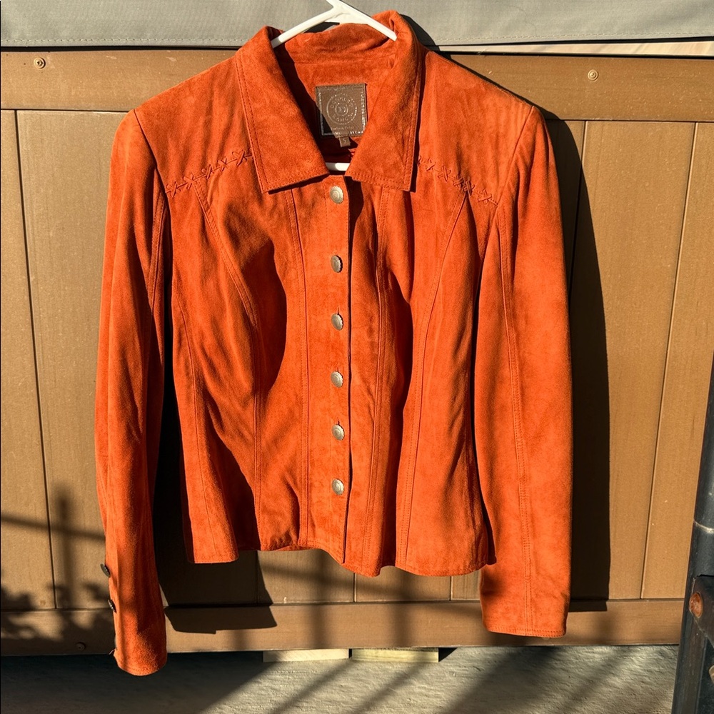 Double D Ranch Rust Suede Blazer